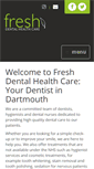 Mobile Screenshot of freshdentalhealthcare.co.uk